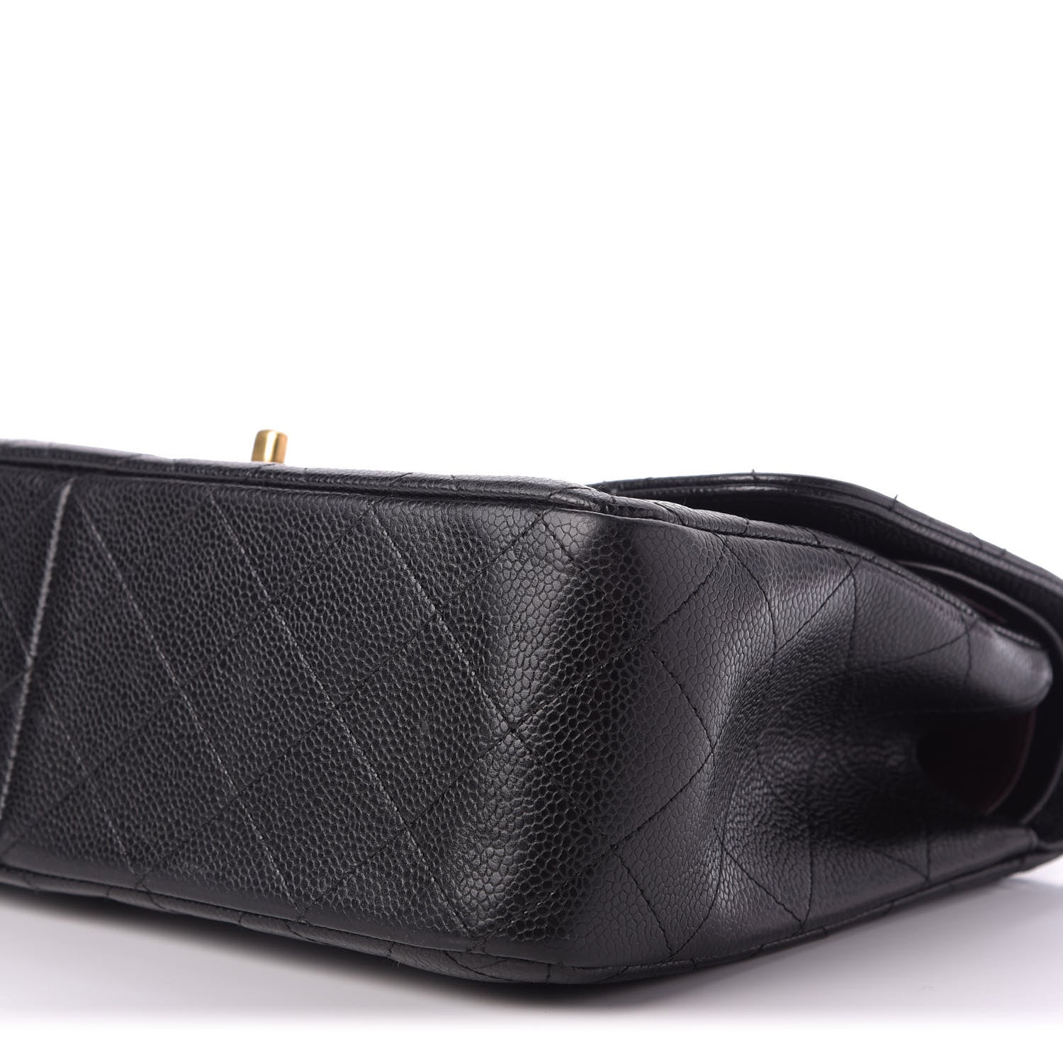 Chanel Caviar Quilted Jumbo Double Flap Black 7 of 9