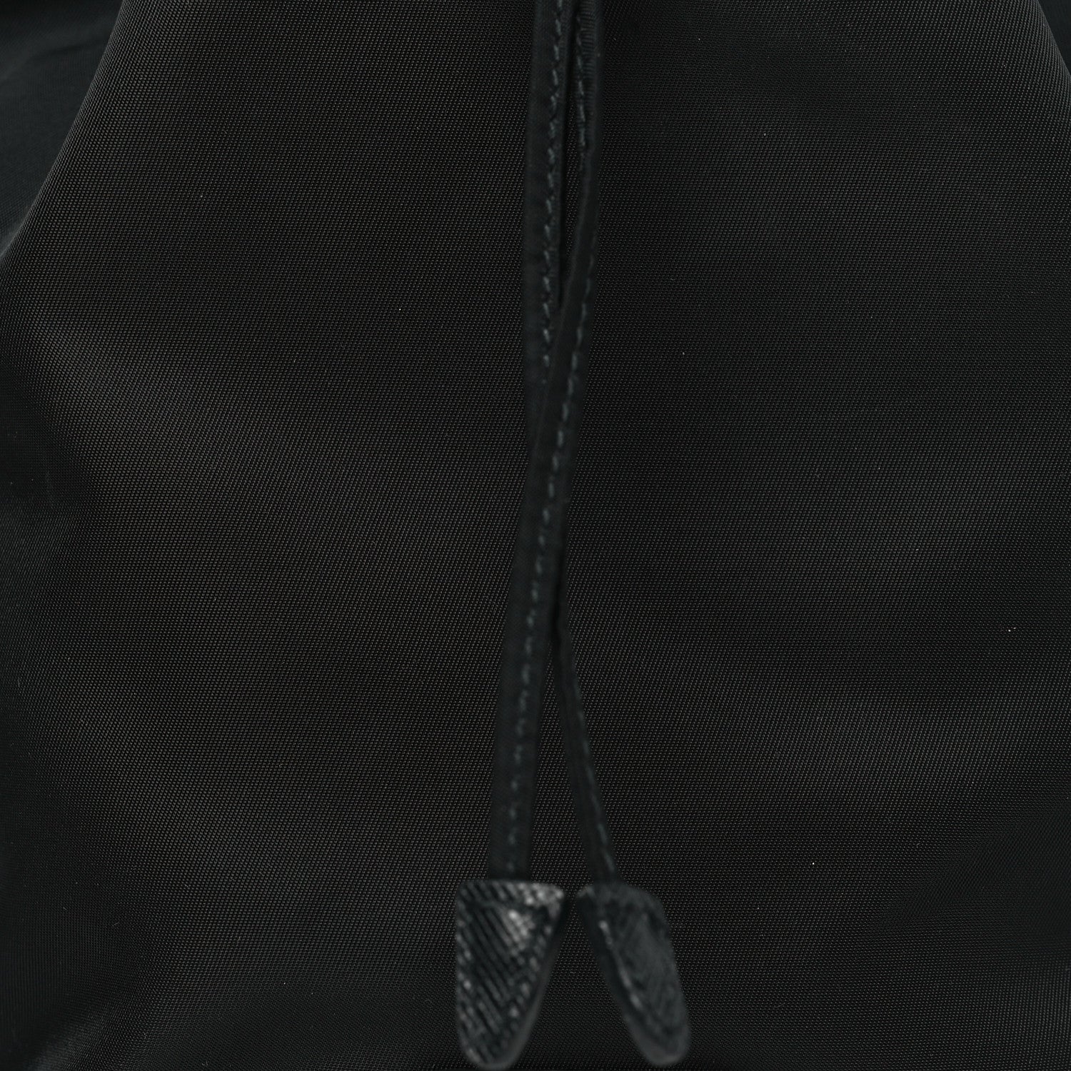 Prada Saffiano Tessuto Nylon Vela Bucket Wristlet Black 8 of 10