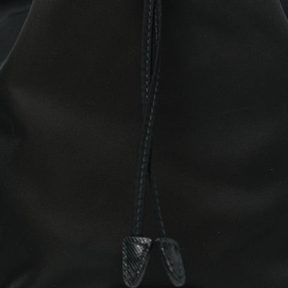 Prada Saffiano Tessuto Nylon Vela Bucket Wristlet Black 8 of 10