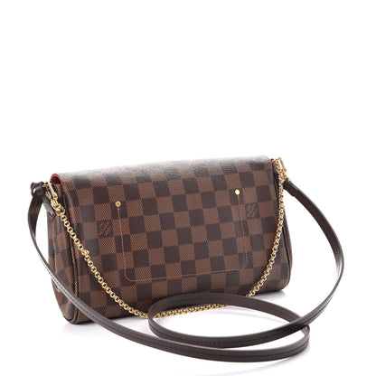 Louis Vuitton Damier Ebene Favorite MM 3 of 9