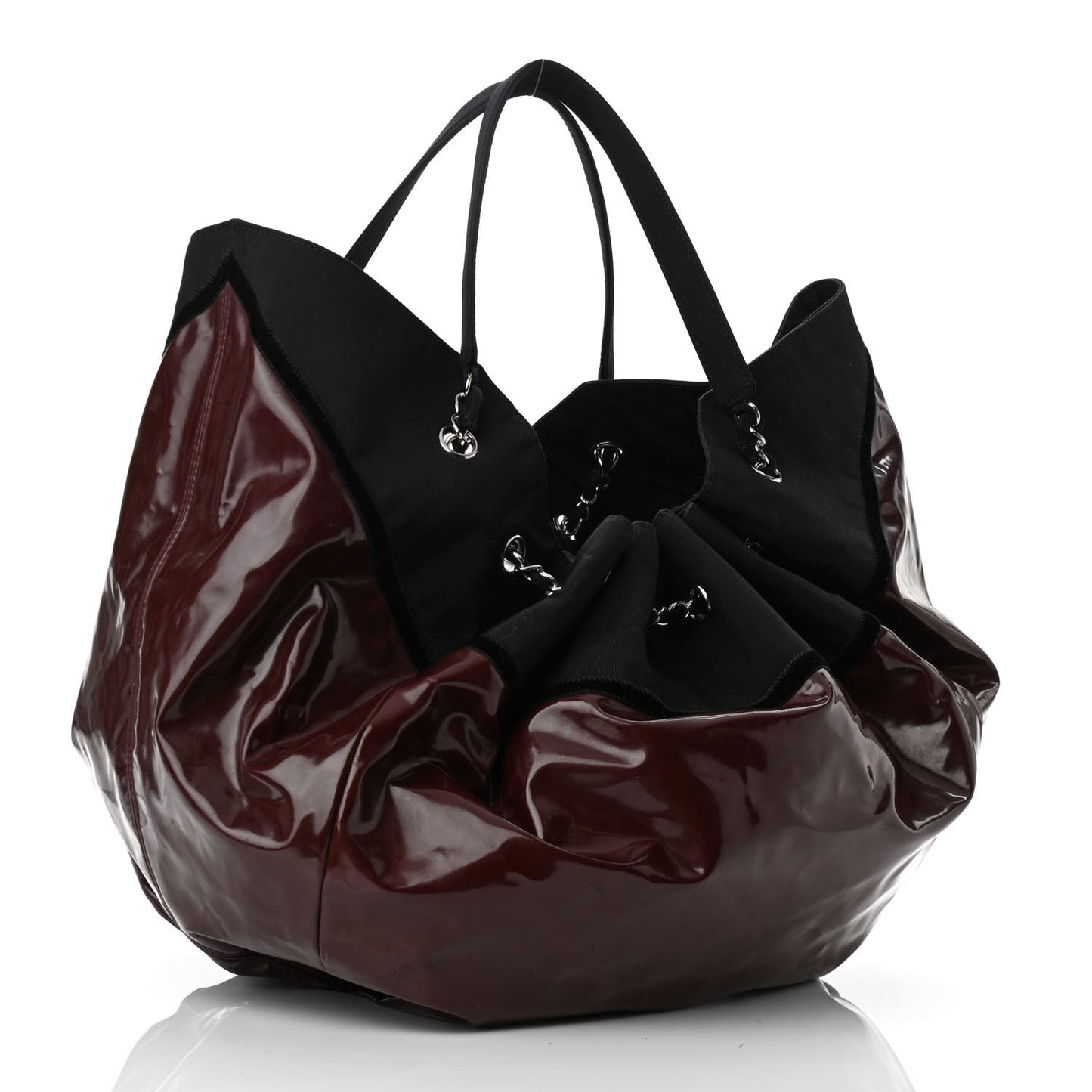 Vinyl Large Stretch Spirit Cabas Burgundy