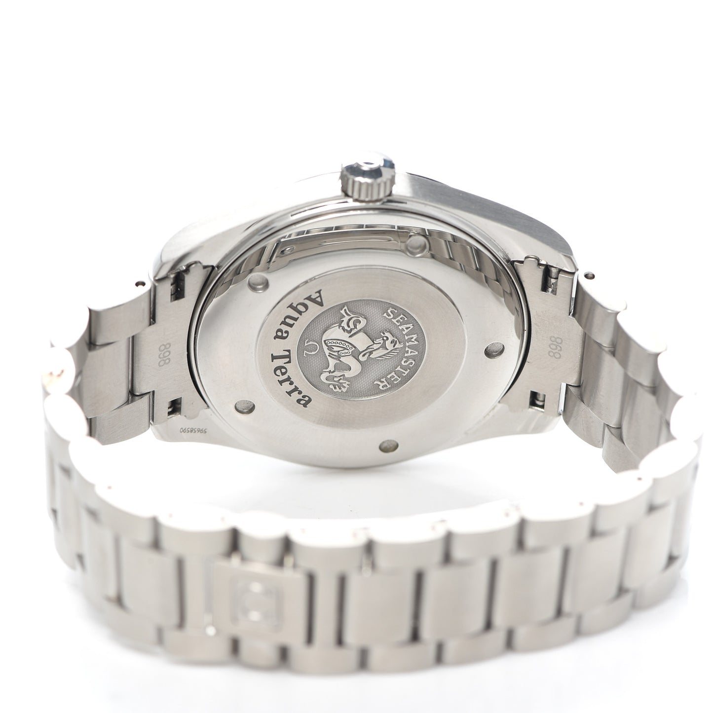 Stainless Steel 39mm Seamaster Aqua Terra Quartz Watch Black 2517.50