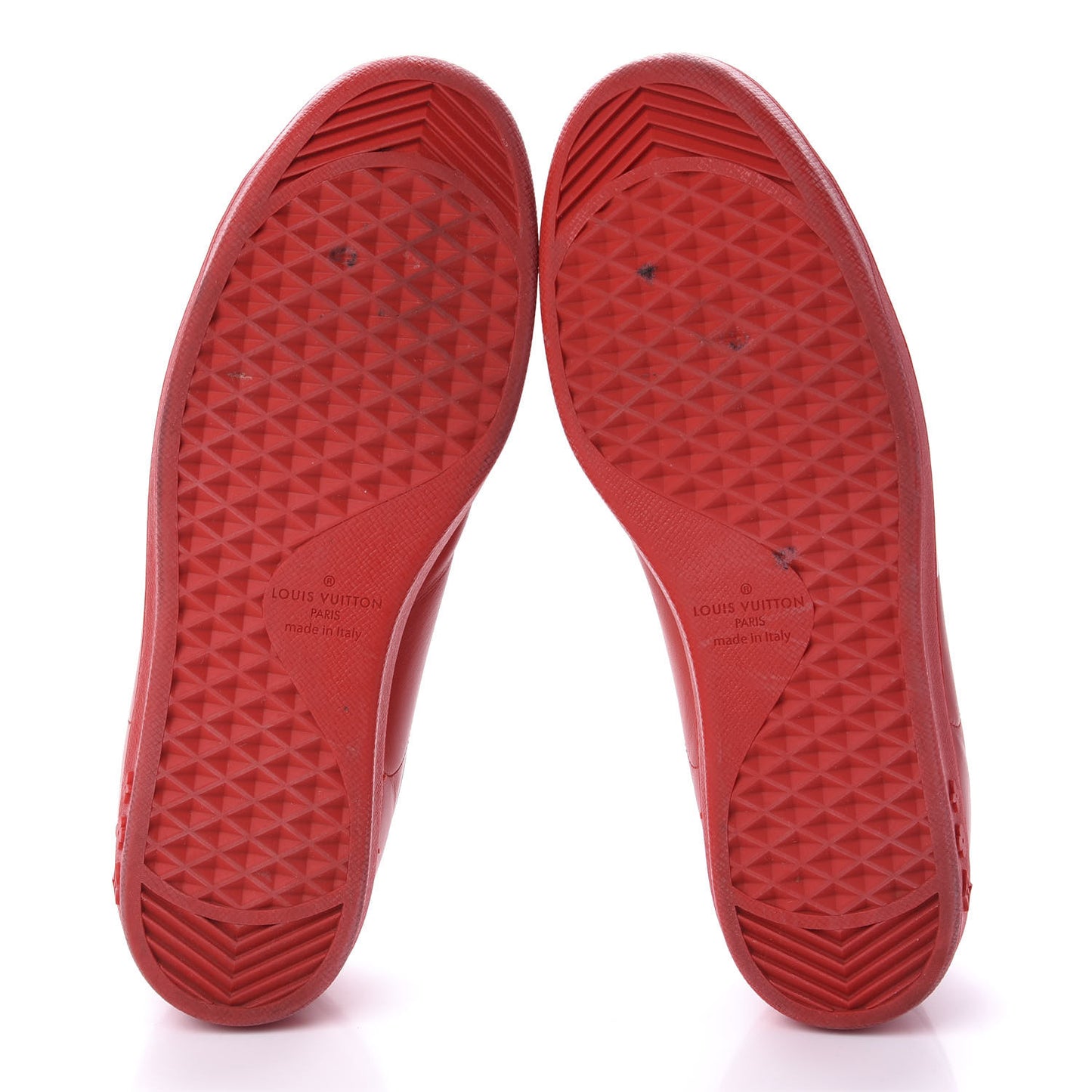 Calfskin Luxembourg Sneakers 10 Red