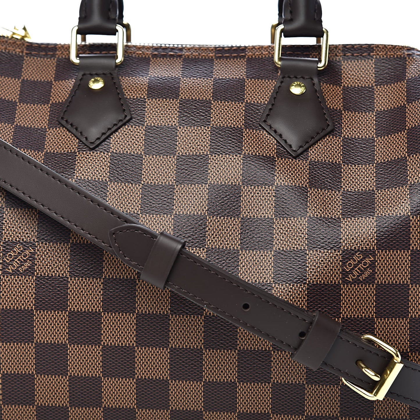 Damier Ebene Speedy Bandouliere 25