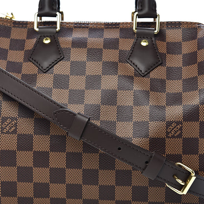 Louis Vuitton Damier Ebene Speedy Bandouliere 25 11 of 11
