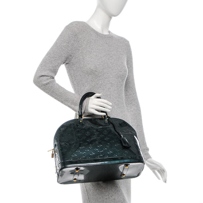 Louis Vuitton Vernis Alma GM Blue Nuit 2 of 7