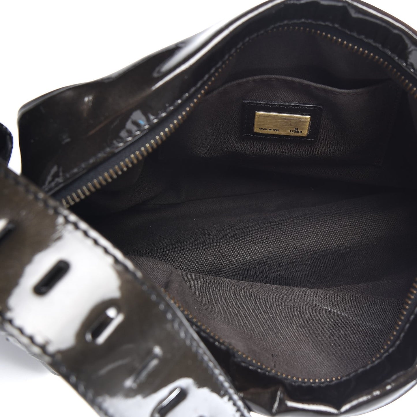 Patent Small Camera B Shoulder Bag Bronze