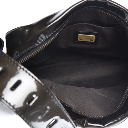 Fendi Patent Small Camera B Shoulder Bag Bronze 5 of 10