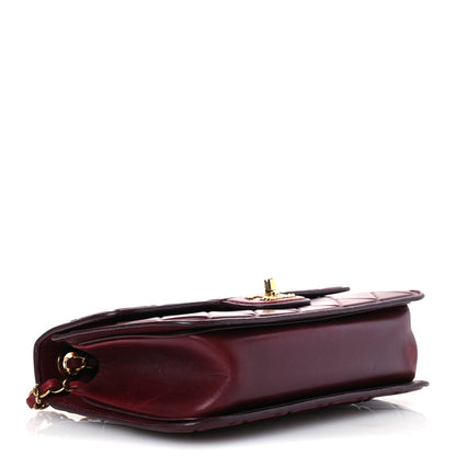 Chanel Calfskin Embossed Medium Flap Red 4 of 15