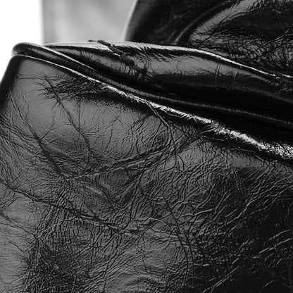 Saint Laurent Crinkled Calfskin Matelasse Monogram Large Niki Chain Satchel Black 7 of 12