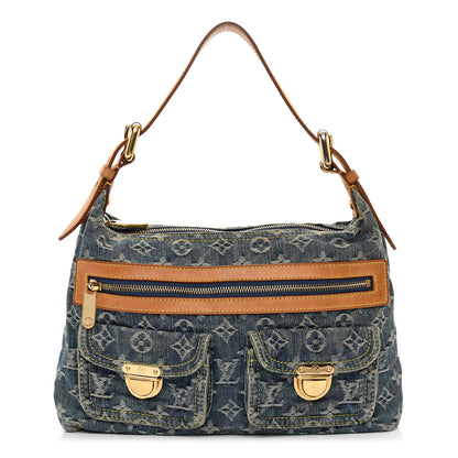 Louis Vuitton Monogram Denim Baggy PM Blue 1 of 10