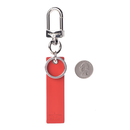 Louis Vuitton X SUPREME Epi Key Chain Bag Charm Red 2 of 4