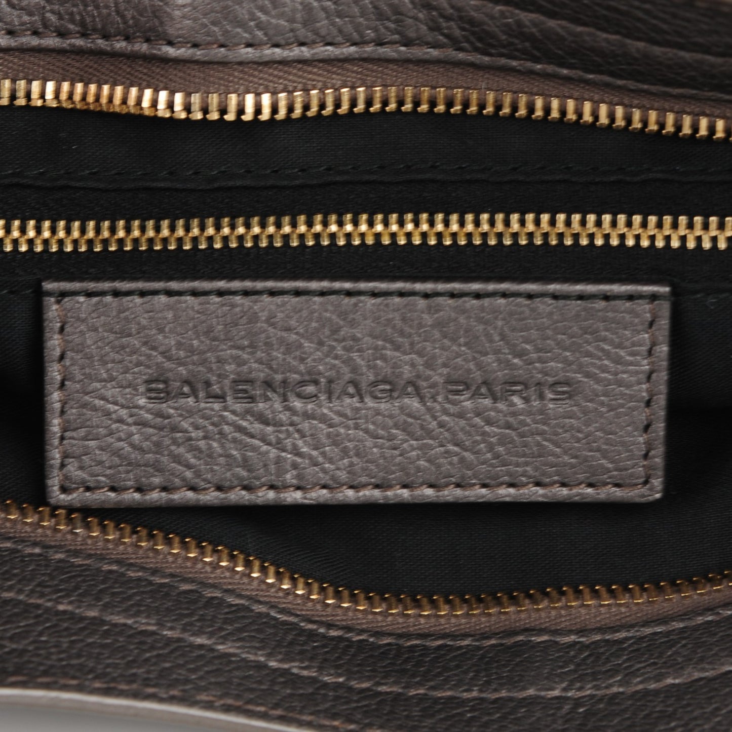 Pearlescent Goatskin Classic Gold Hardware City Bronze