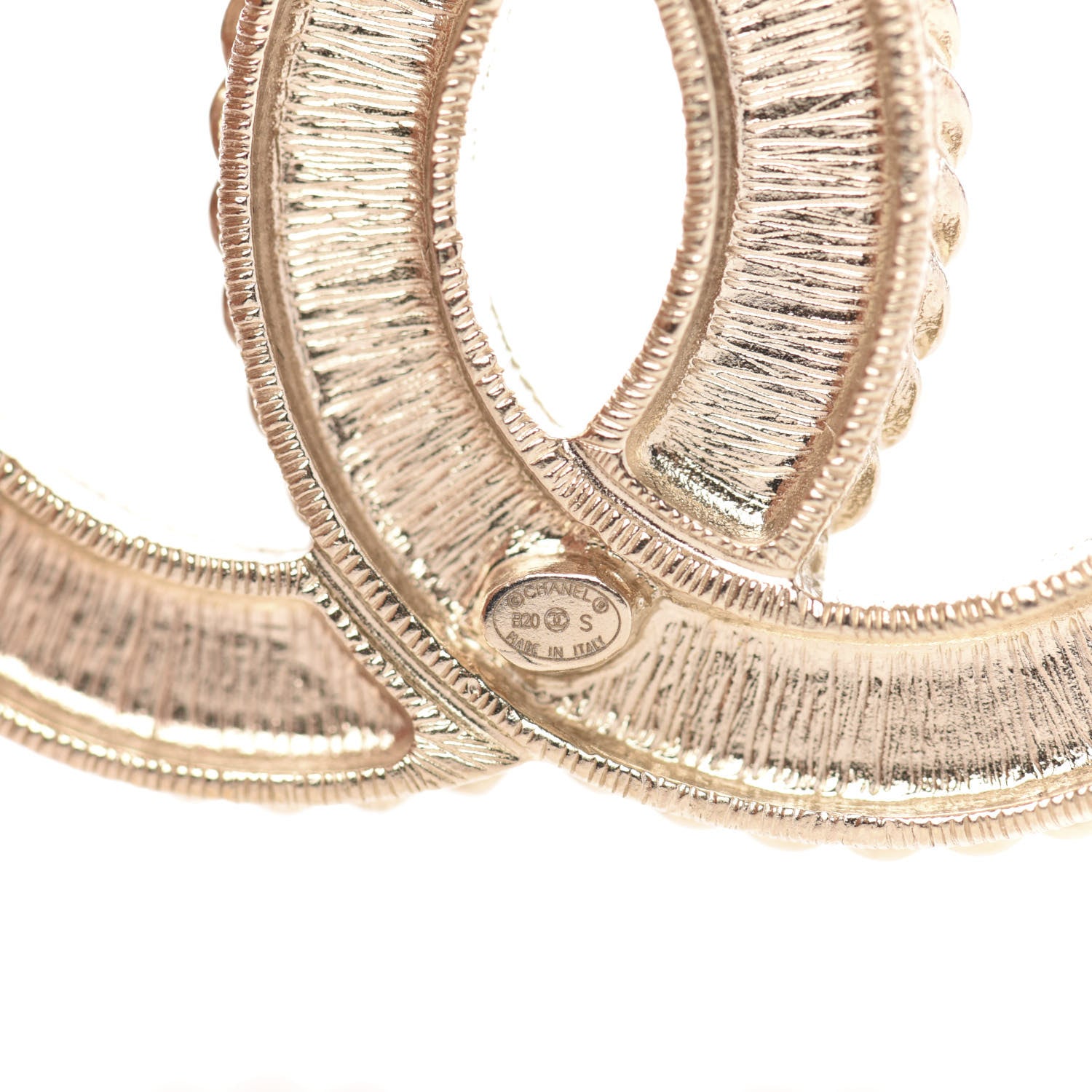 Chanel Pearl Crystal April In Paris CC Brooch Gold 3 of 3