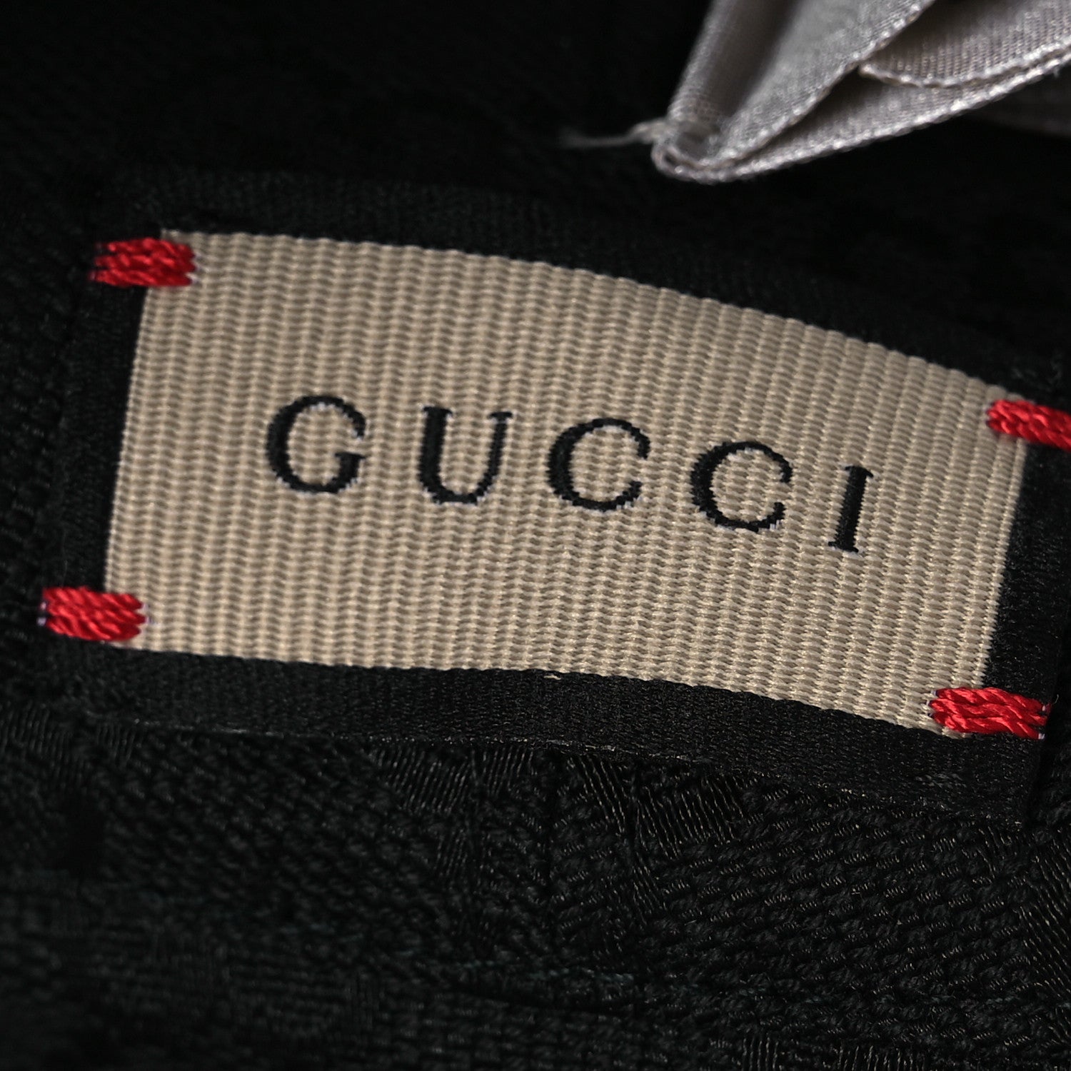Gucci Wool Nylon GG Monogram Reversible Bucket Hat L Black Grey 16 of 18