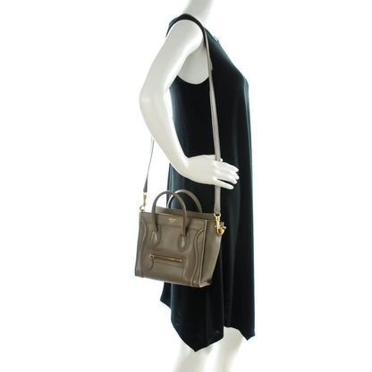 Celine Smooth Calfskin Nano Luggage Camel 2 of 7