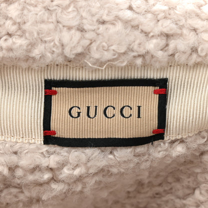 Gucci X KEN SCOTT Canvas Shearling Floral Print Cap Hat L Multicolor 8 of 12