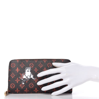 Louis Vuitton Catogram Zippy Wallet Marron 2 of 11