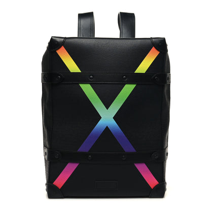 Louis Vuitton Taiga Rainbow Soft Trunk Backpack PM Black 1 of 12