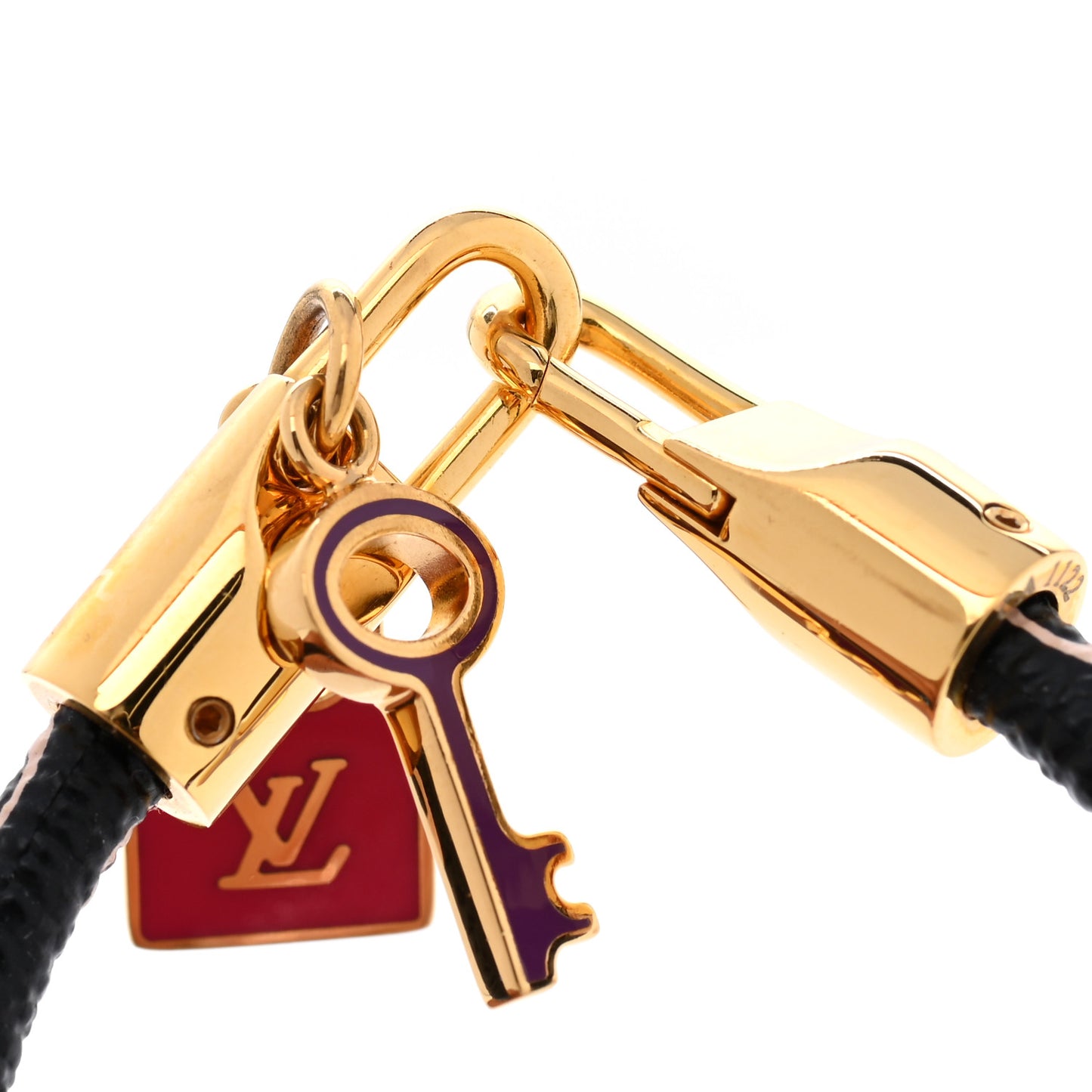 Monogram Multicolor Luck It Bracelet 19 Black