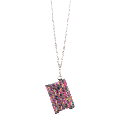 Louis Vuitton Damier LV Pop Kirigami Necklace Rose 1 of 8