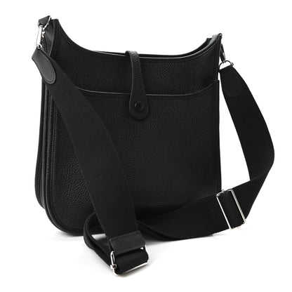 Hermes Taurillon Clemence Evelyne III PM Black 2 of 9
