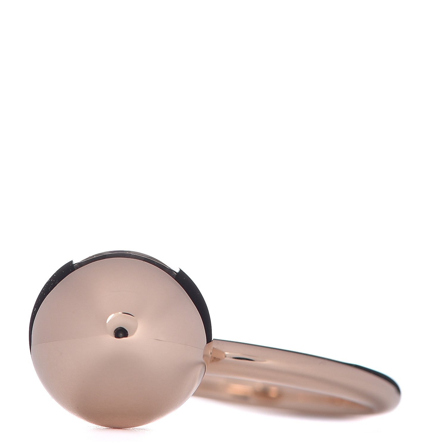 Tiffany 18K Rose Gold 12mm HardWear Ball Ring 54 7 3 of 5