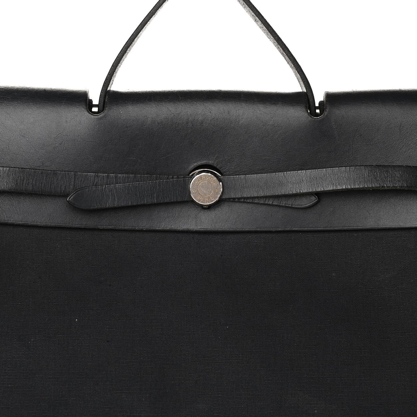 Toile Vache Calfskin Herbag 40 GM Black