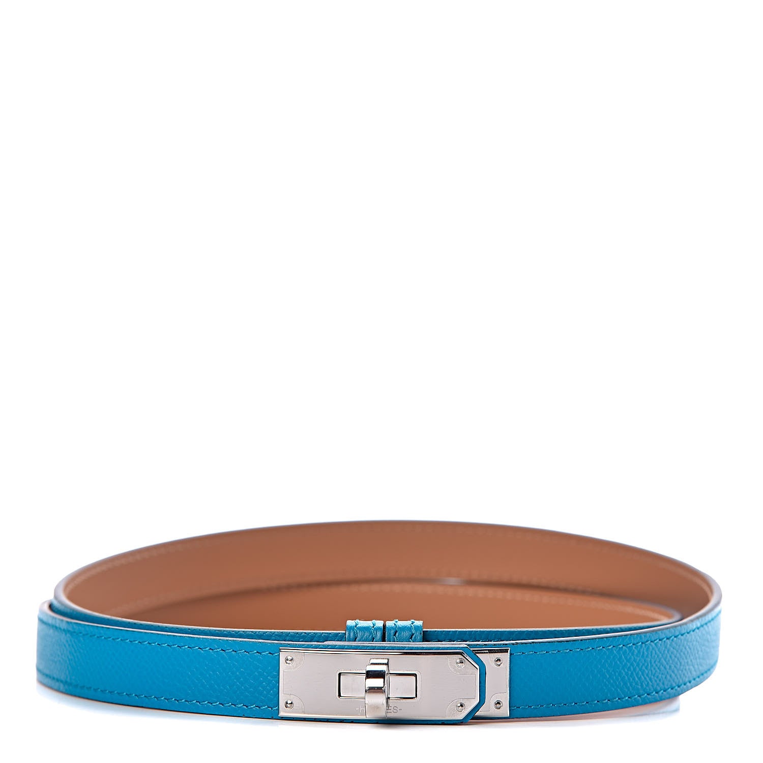 Hermes Epsom Kelly Belt Bleu Zanzibar 1 of 4
