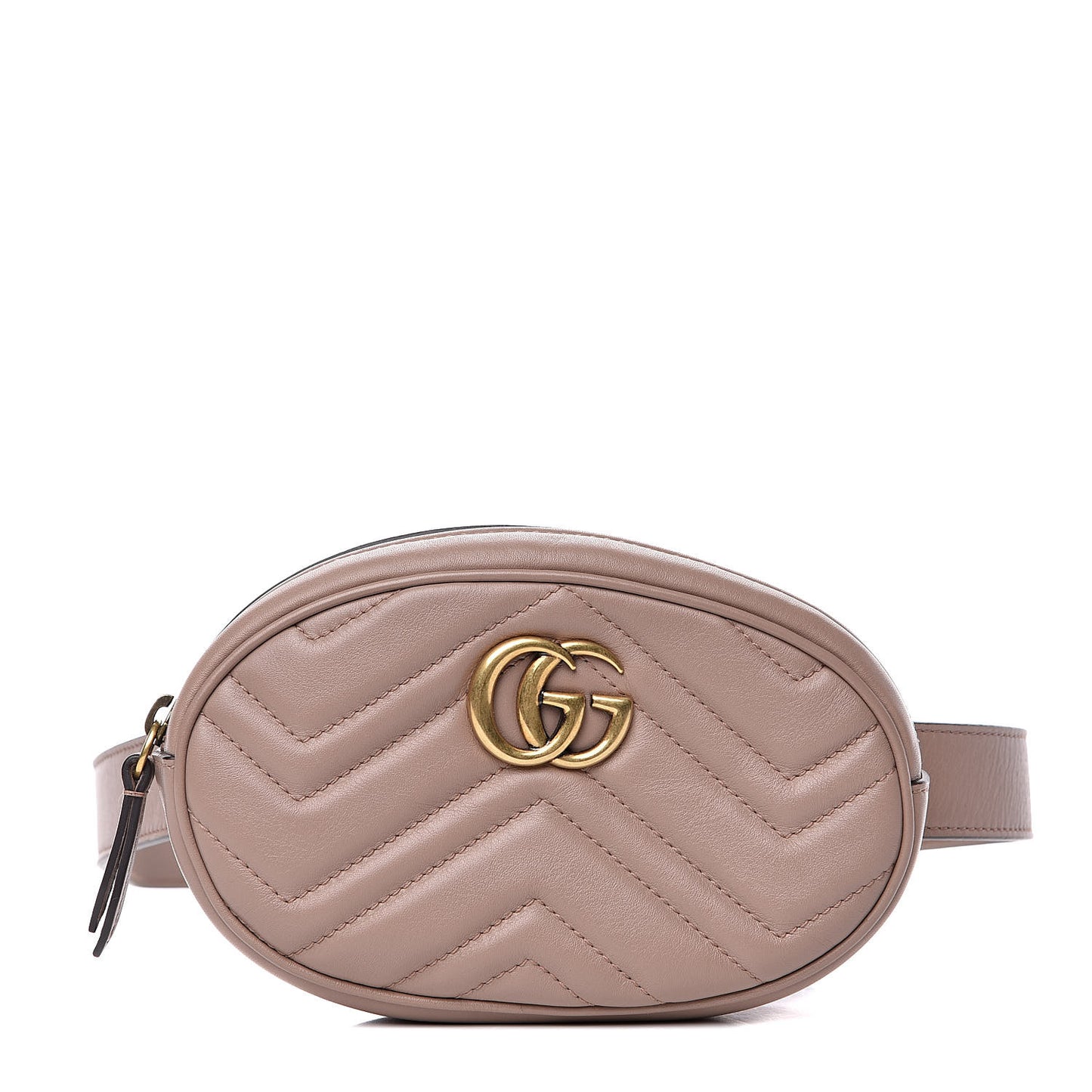 Calfskin Matelasse GG Marmont Belt Bag 85 34 Porcelain Rose