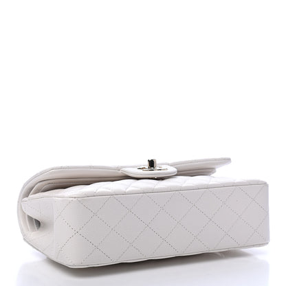 Chanel Caviar Quilted Small Double Flap White 3 of 6