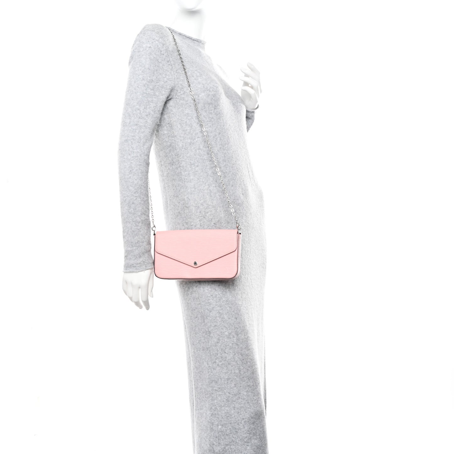 Epi Pochette Felicie Rose Ballerine