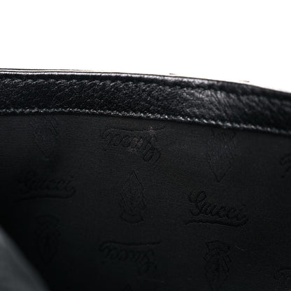 Gucci Calfskin Bamboo Croisette Evening Bag Black 15 of 17