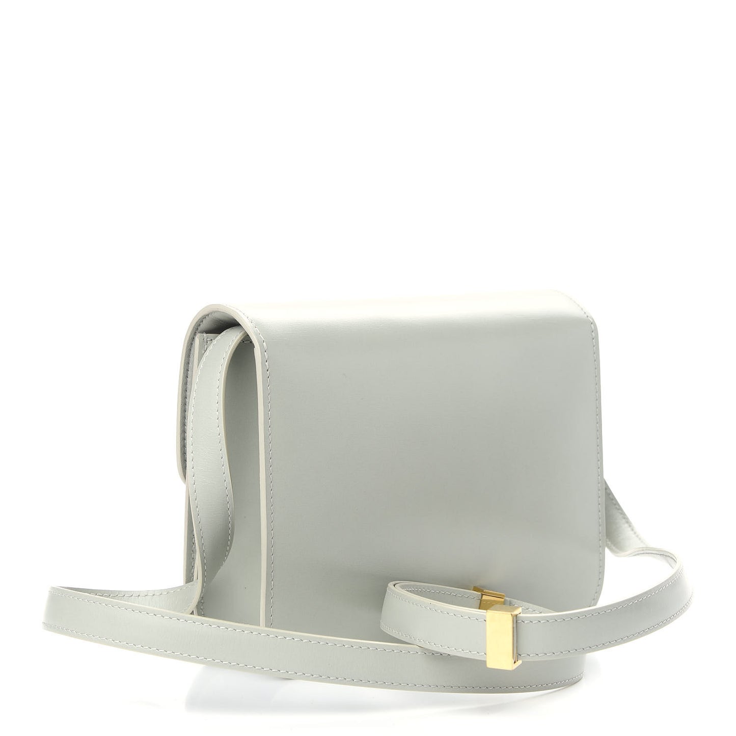 Box Calfskin Teen Classic Box Flap Bag Pastel Green