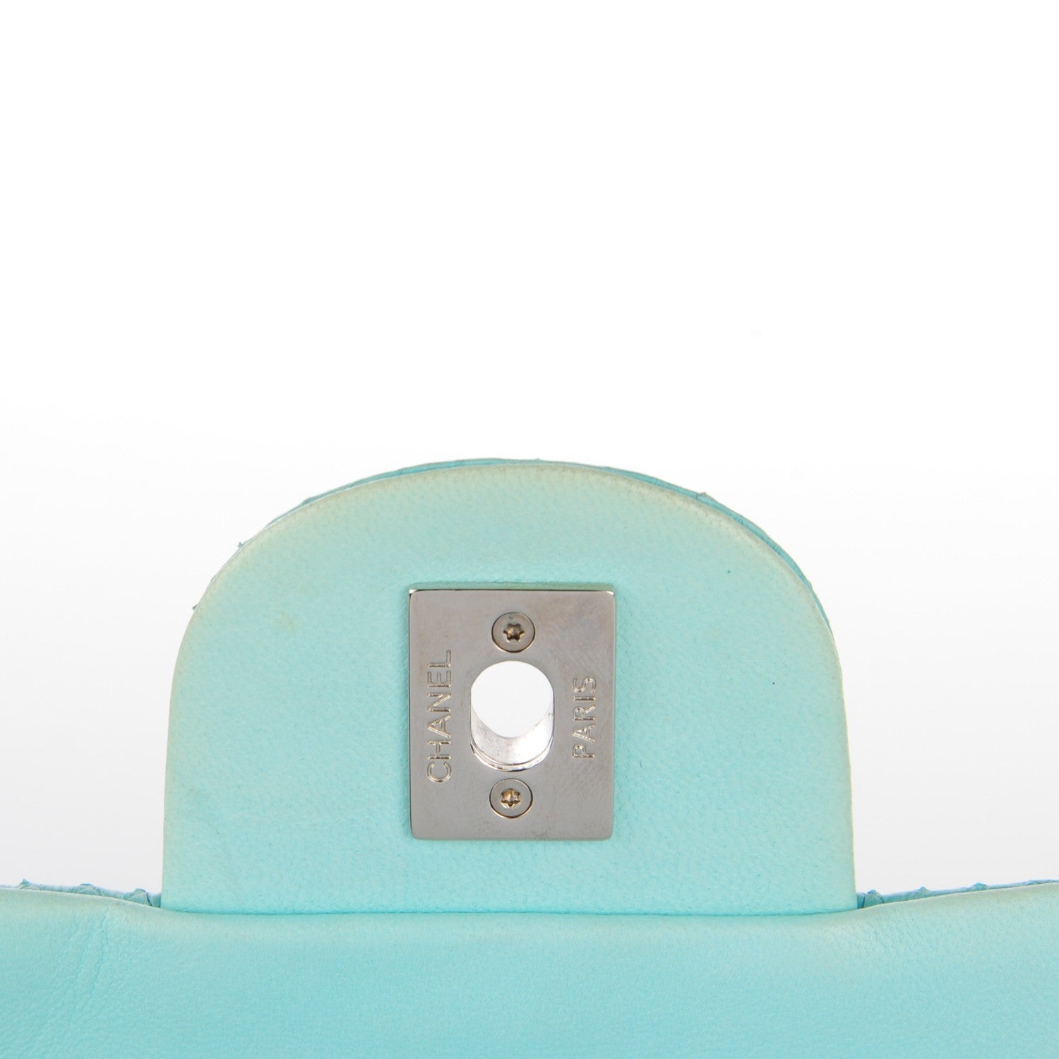 Chanel Snakeskin Ultimate Stitch Flap Light Blue 6 of 8