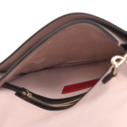 Valentino Garavani Patent Rockstud Wristlet Clutch Black 6 of 16