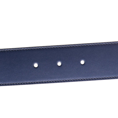 Gucci Calfskin Ceramic Glass Double G 40mm Belt 80 32 Blue Agata Multicolor 3 of 5