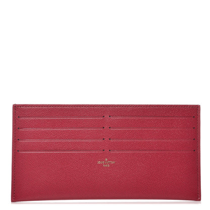 Louis Vuitton Calfskin Felicie Card Holder Insert Fuchsia 1 of 6