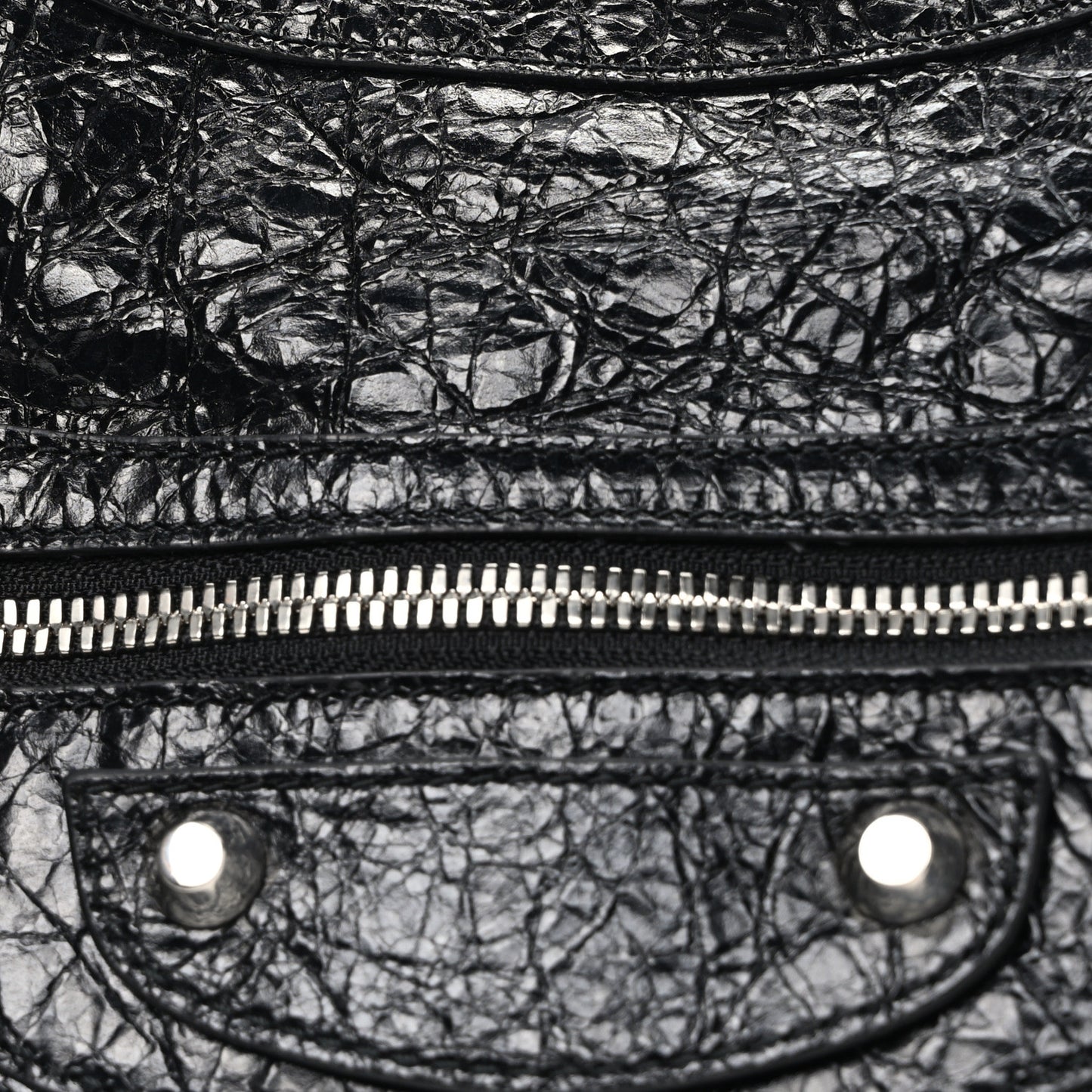 Agneau Arena Silver Hardware Medium Le City Black