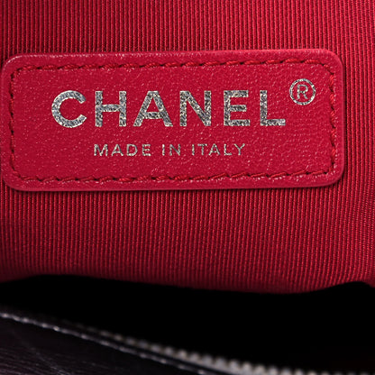 Chanel Metallic Aged Calfskin Quilted Large Gabrielle Silver 5 of 14
