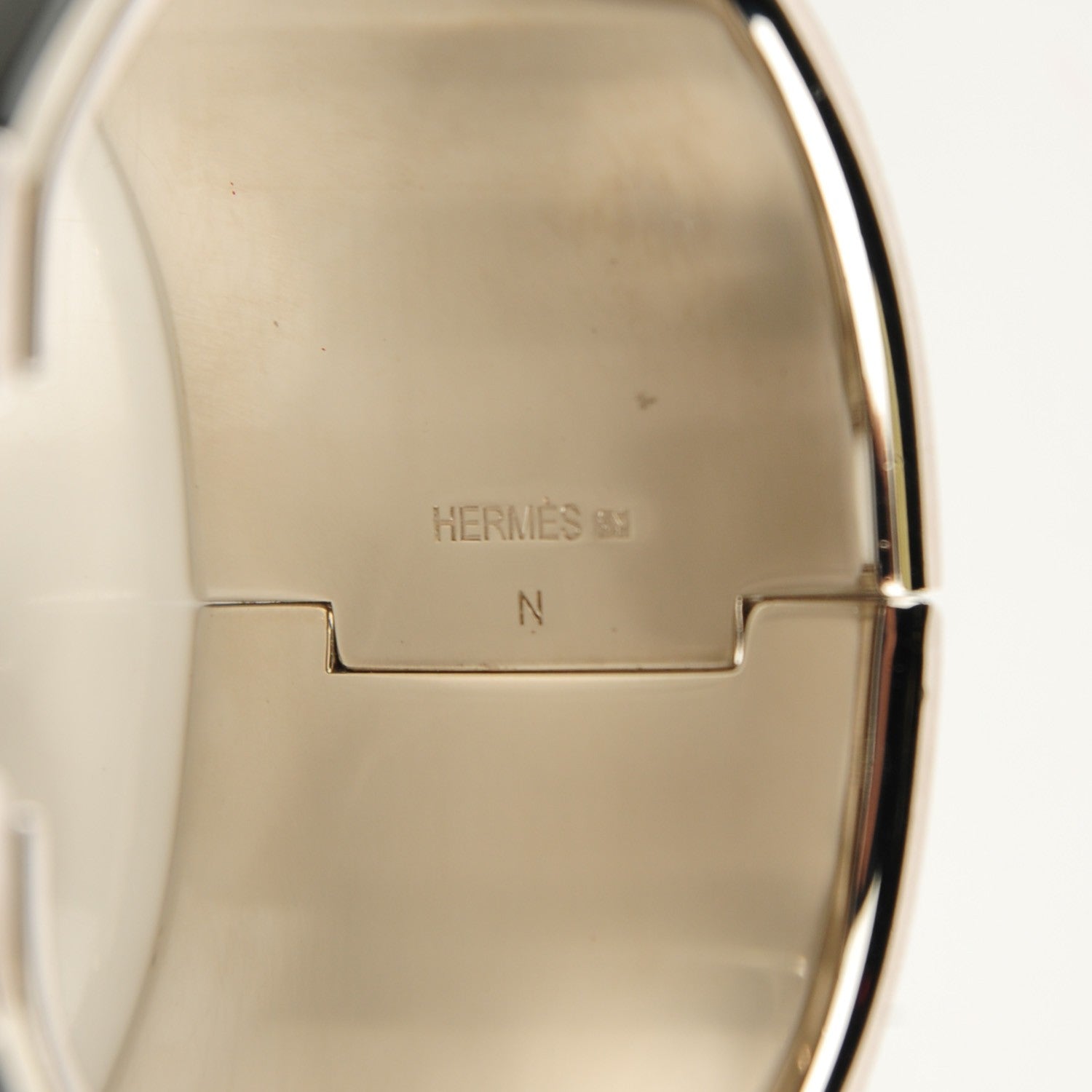 Hermes Enamel Extra Wide Clic H Bracelet PM Black 7 of 7