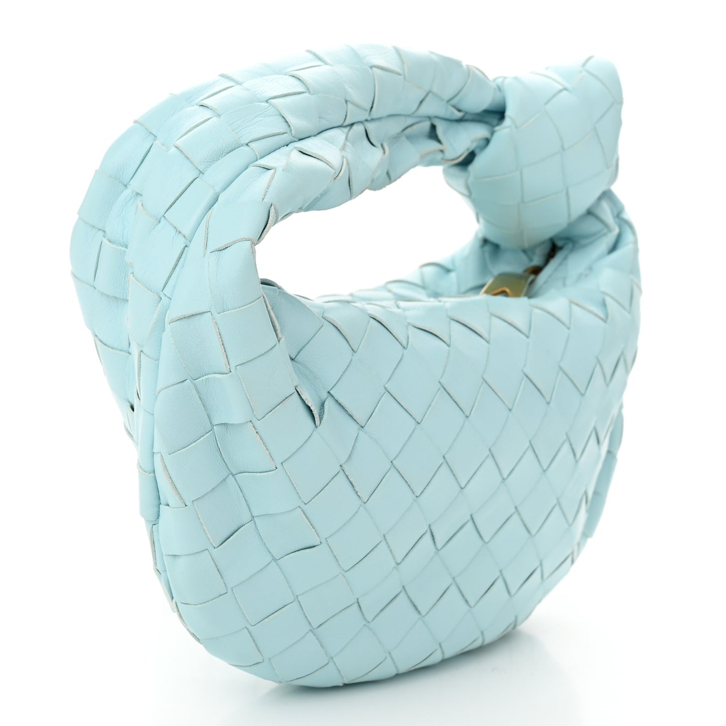 Nappa Intrecciato Mini Jodie Pale Blue