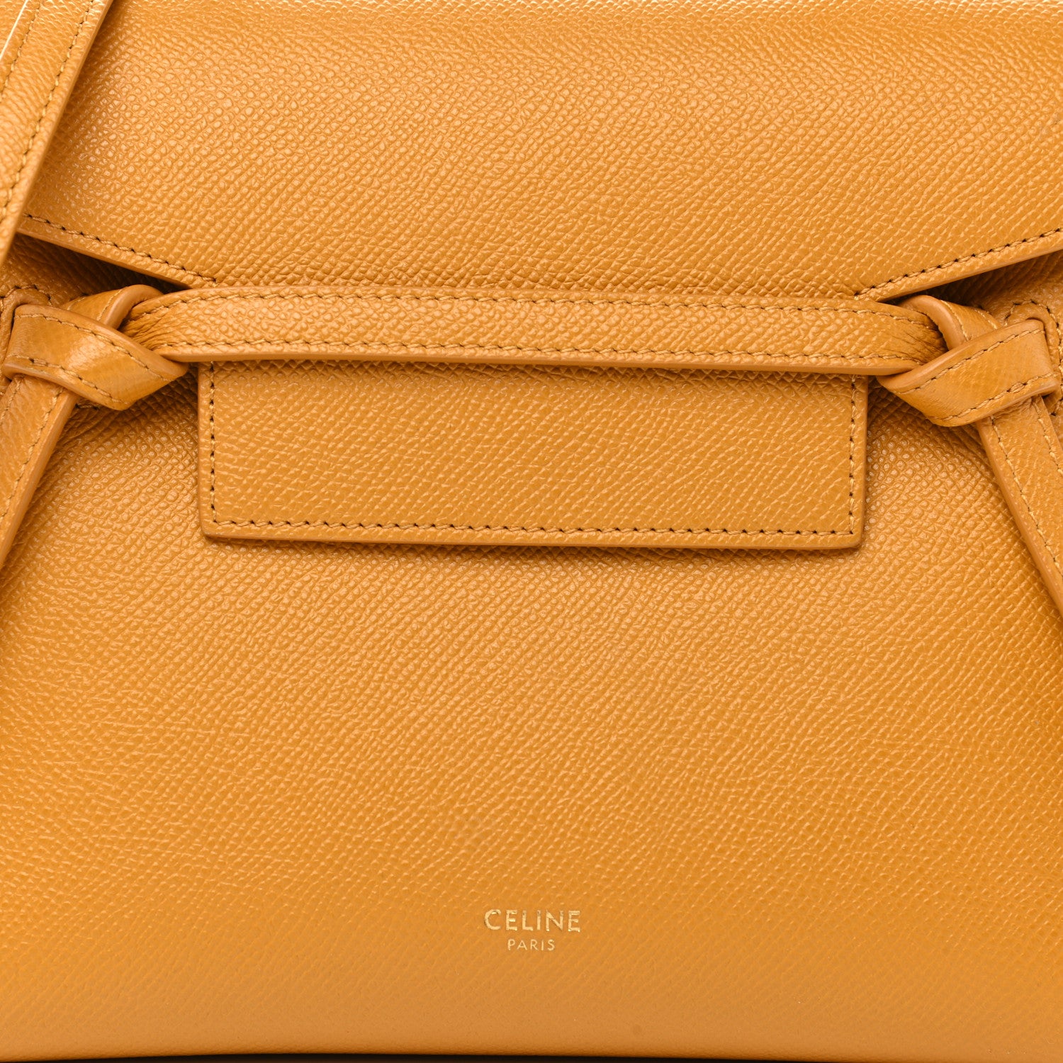 Celine Grained Calfskin Nano Belt Bag Calendula 6 of 11