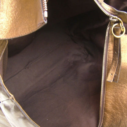 Chloe Leather Logo XL Shopper Tote Bronze 8 of 11