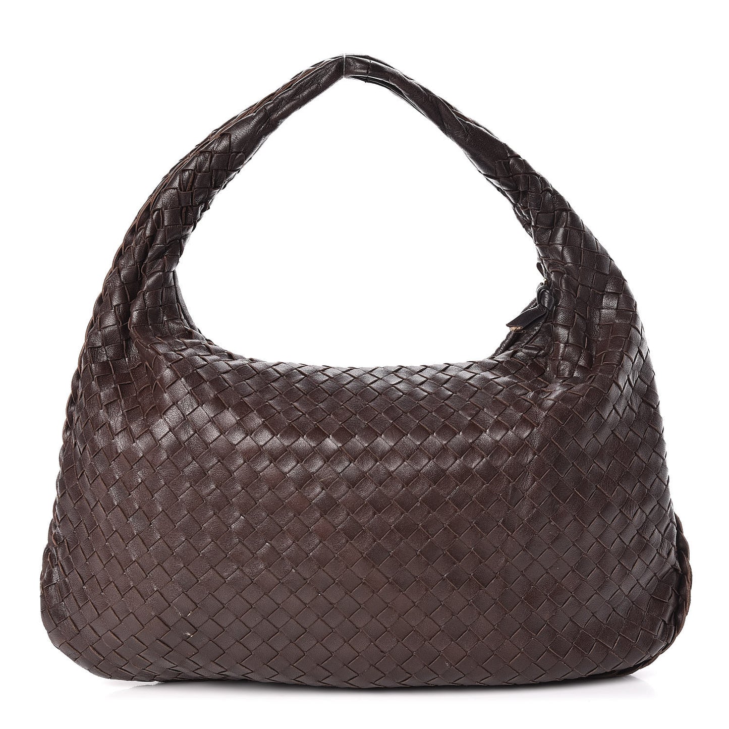 Nappa Intrecciato Medium Veneta Hobo Brown