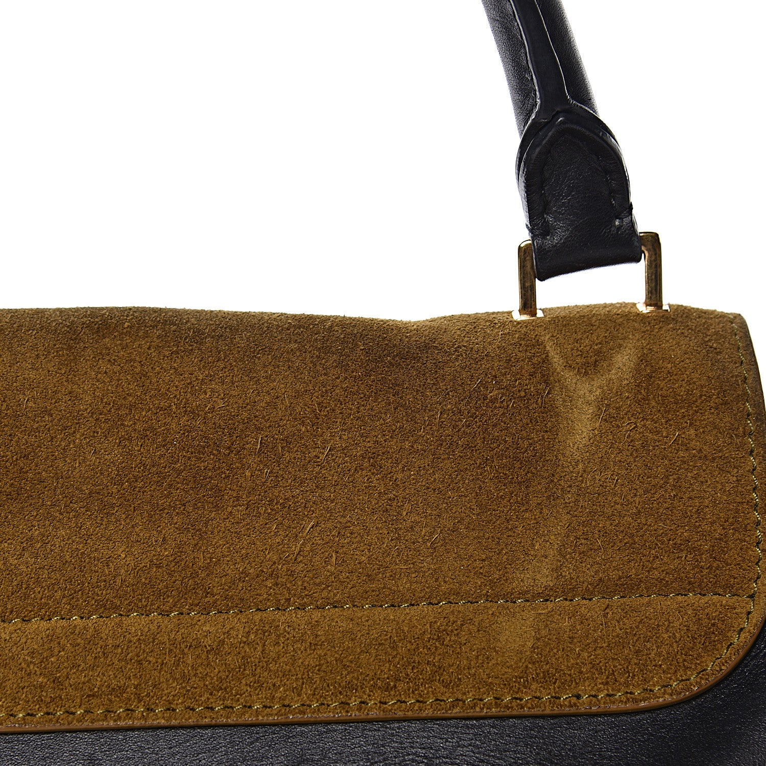 Celine Smooth Calfskin Suede Large Tri-Color Trapeze 8 of 17