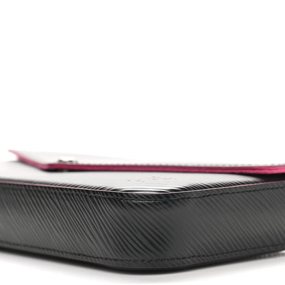 Louis Vuitton Epi Pochette Felicie Black Hot Pink 9 of 10