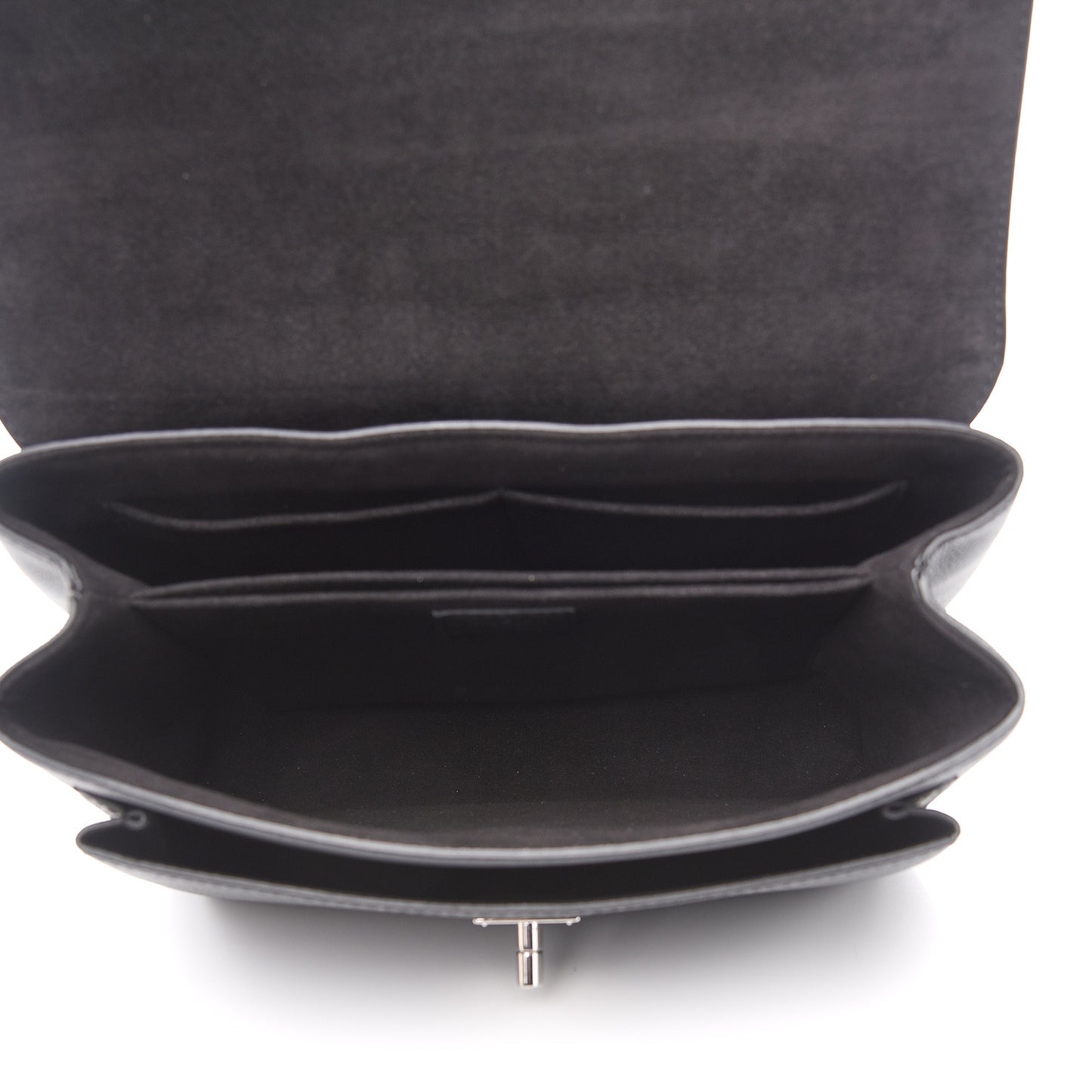 Soft Calfskin My Lockme Top Handle Black