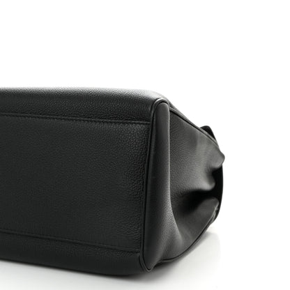 Celine Supple Grained Calfskin Medium Soft 16 Bag Black 9 of 9