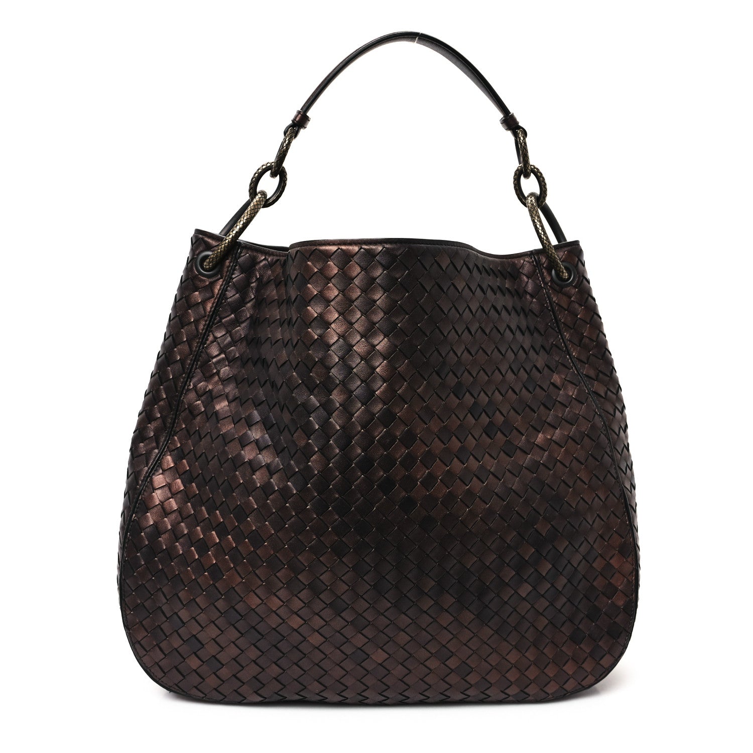 Bottega Veneta Nappa Intrecciato Small Loop Dark Bronze 1 of 11